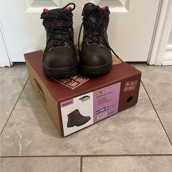 Women’s Avenger Soft Toe Work Bootss Size 6.5 - Picture 2 of 7